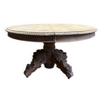 Table ovale  Napoléon III aéro gommée