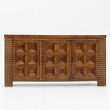 Spanish Brutalist Sideboard solid wood