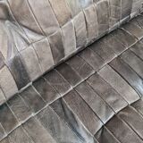 Vintage patchwork leather reclining chair