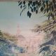 Large oil painting on wood by Jy Doussot contemporary French painter