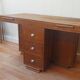 Accounting office teak massive 30s