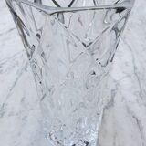 Hexagonal crystal vase from Arques