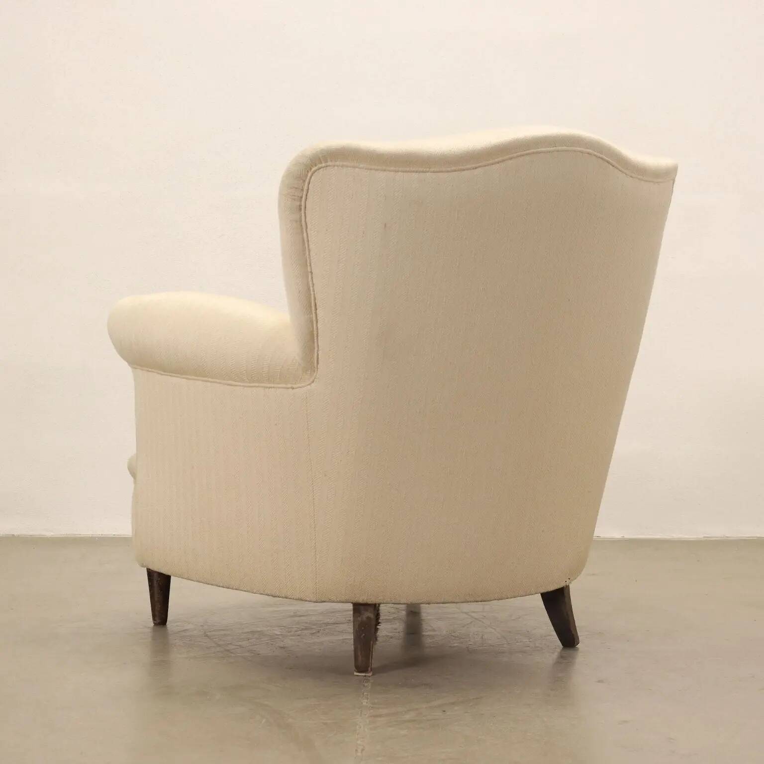 Fabric armchair Italy 1950s