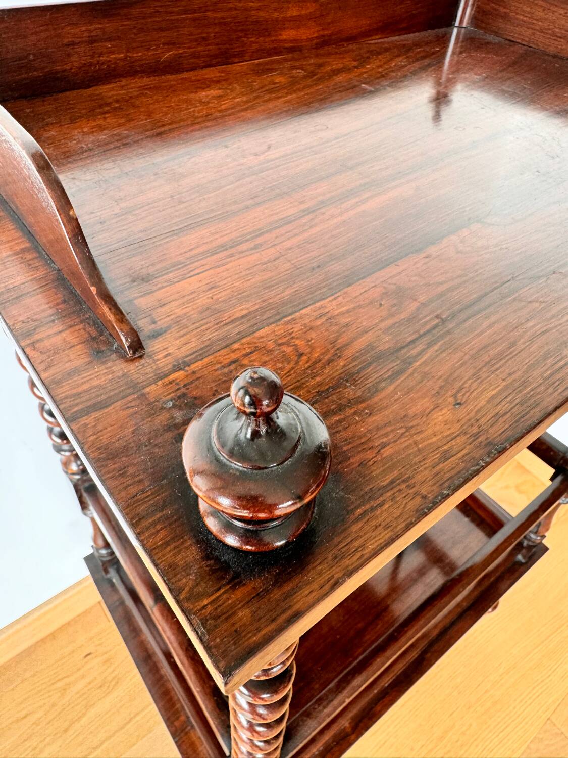 19th century Rio rosewood server