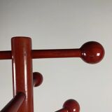 Porte manteau postmoderne rouge, Italie, 1980s