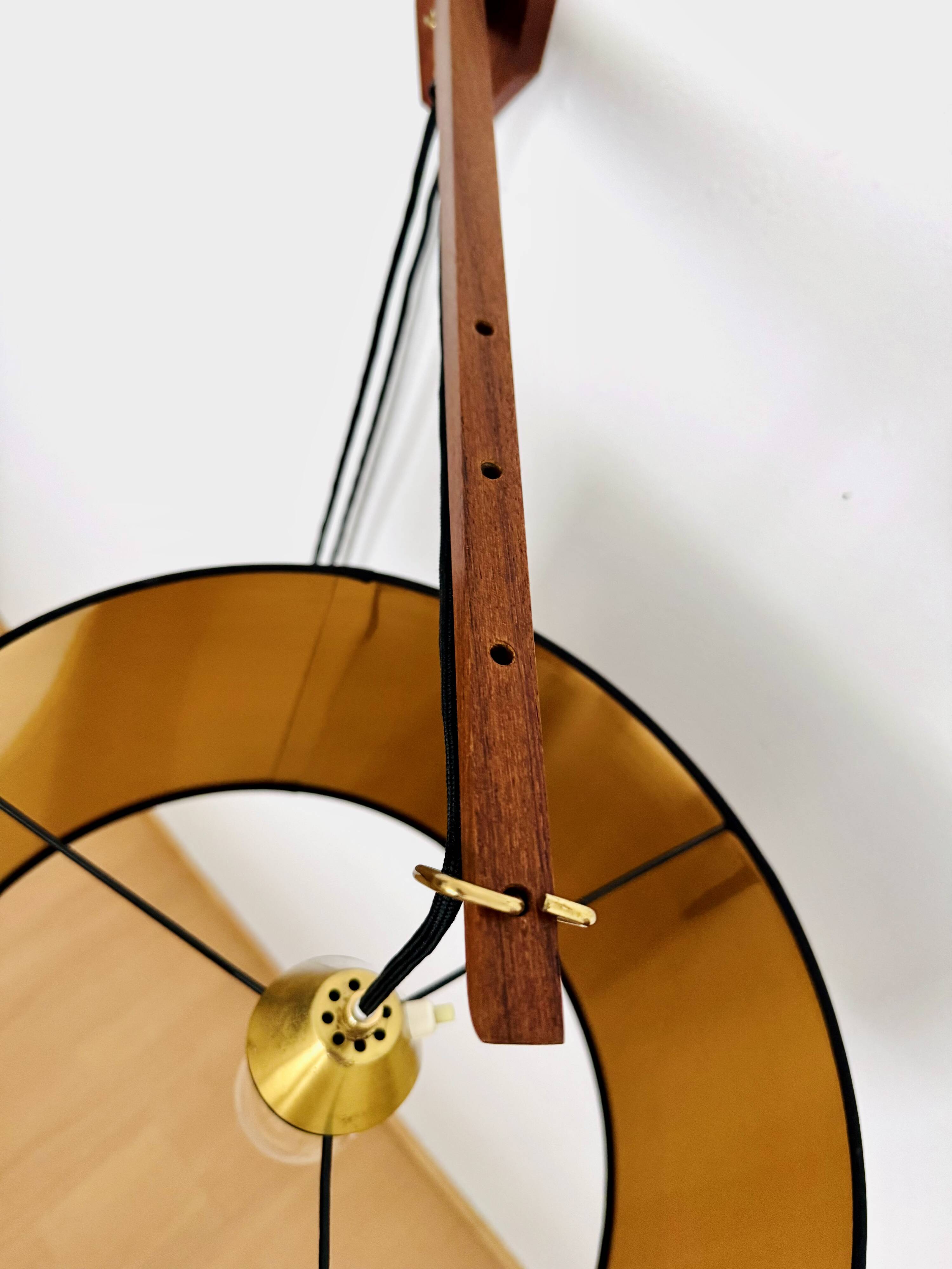 Adjustable Teak Wall Lamp by Kaiser Leuchten