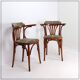 Pair of "Palmette" armchairs in bentwood - Hilma/Belgium