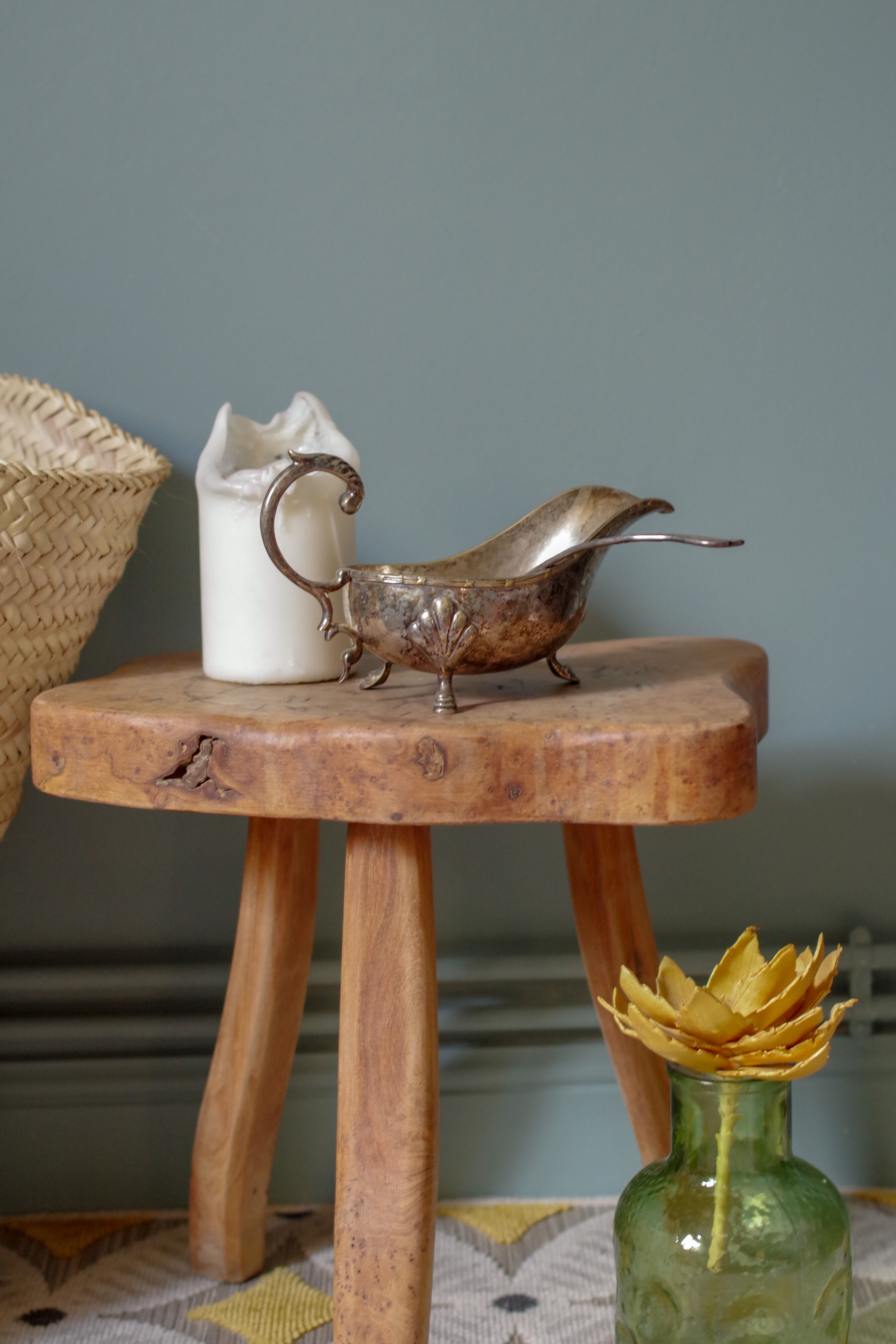 Saucier and his ancient metal spoon