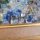 Oil painting on canvas Landscape - Port of Martigues signed Michel 1961