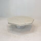 Italian Marble Octagon Coffee Table, 1980's