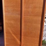 Notary furniture double filing cabinet with old curtains