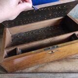 Antique English campaign writing box
