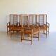 A series of eight armchairs, Italy 1960s