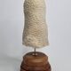 Old oblong coral on wooden base 24 cm