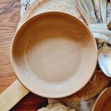 Lot de 7 assiettes calotte ou creuses en grès