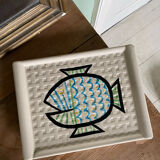 Limoges porcelain fish pattern tray