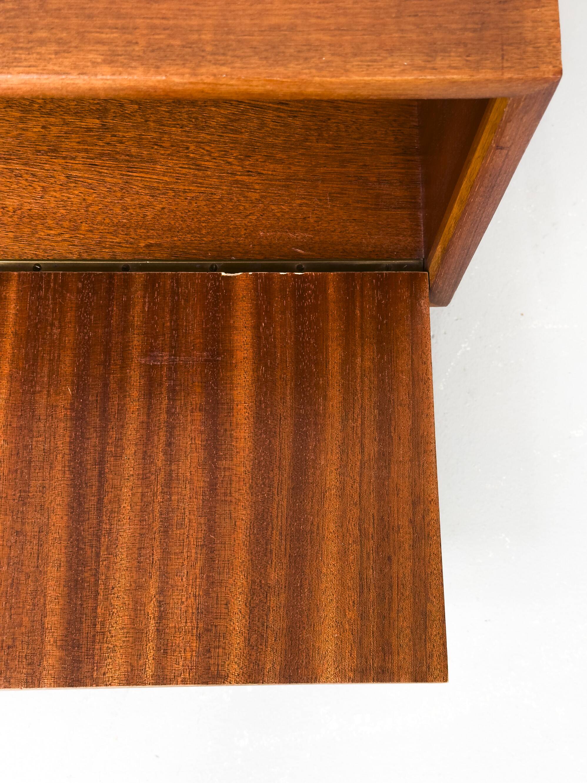 Teak lowboard with drawers from WK Möbel, 1960s
