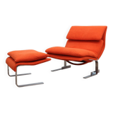 Giovanni Offredi for Saporiti Wave Lounge Chair, 1970s