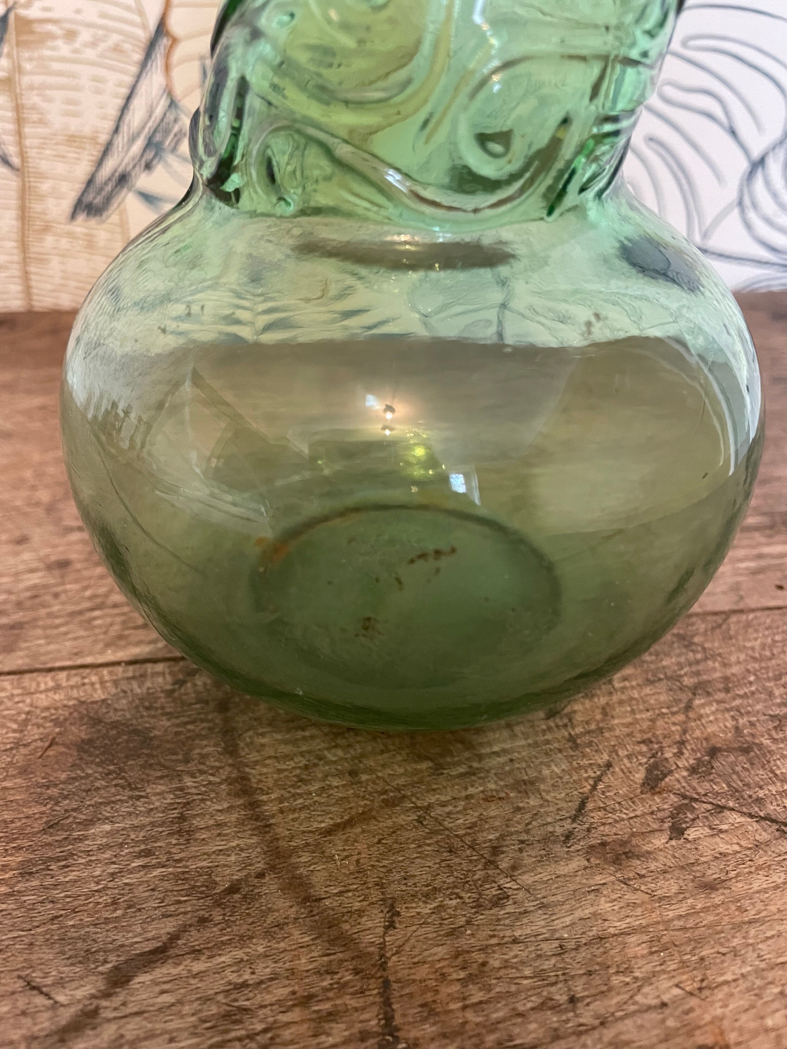 Green vase