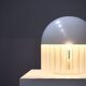 Large metal 'MT' table / floor lamp by Giancarlo Mattioli for Sirrah, Italy