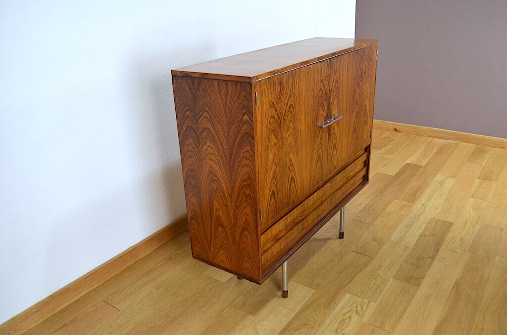 Scandinavian design furniture in rosewood from Rio Alfred Hendrickx 1960