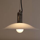 Chandelier in chrome and perspex editor 9t, Italy 1970