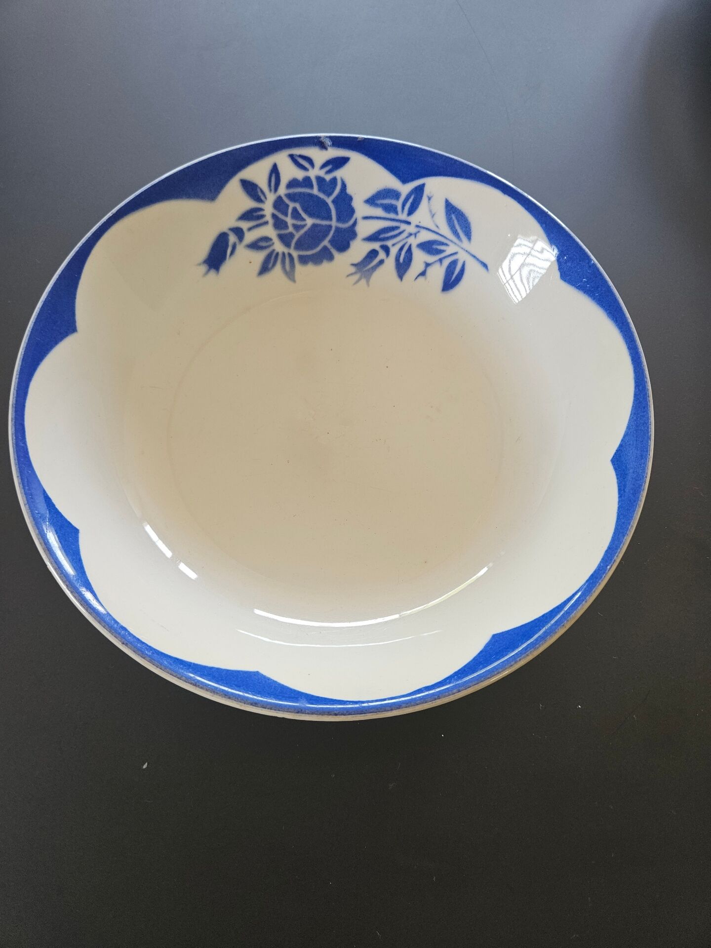 Deep plate Digoin Sarreguemines model Corsica