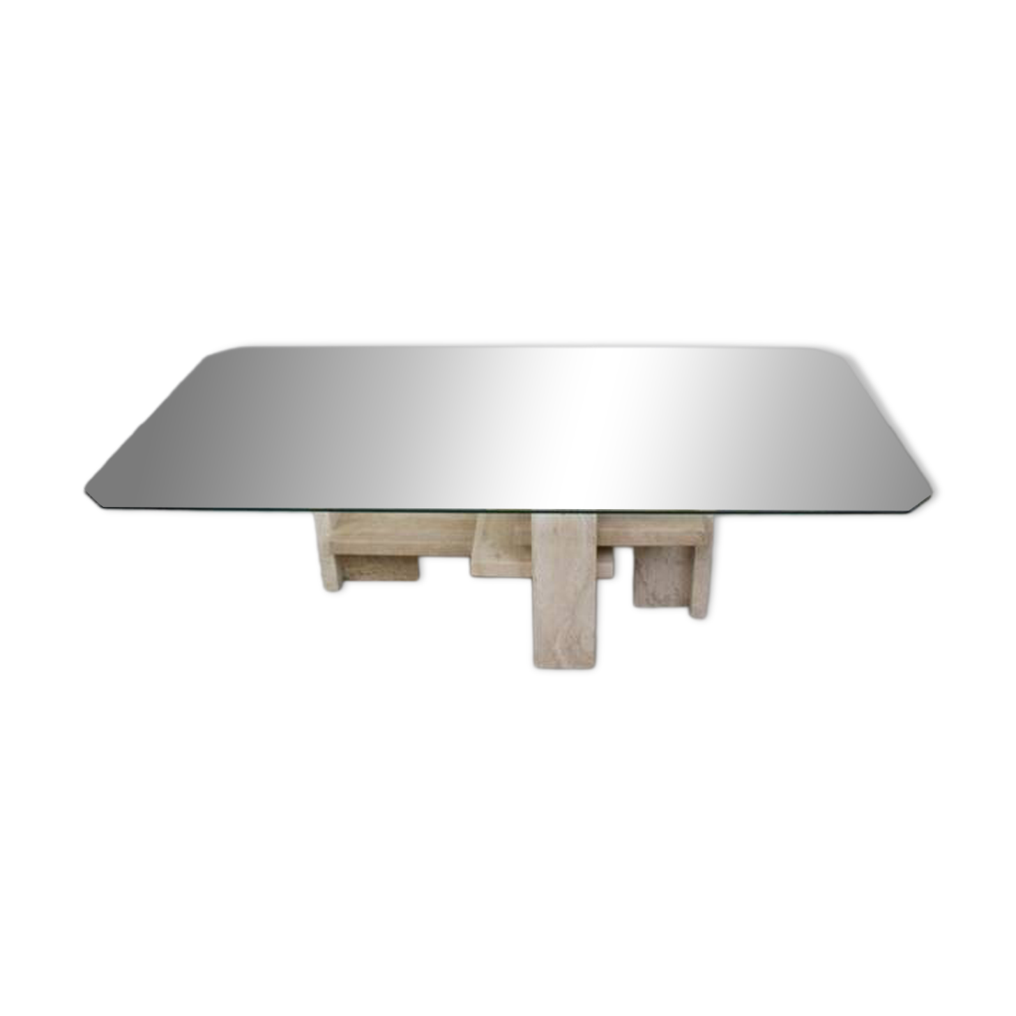 Vintage coffee table by Willy Ballez, 1970s