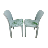 Pair of chairs Artemide "Selene" Vico Magistretti, 1960
