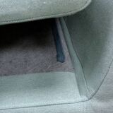 Softline Scope armchair in turquoise fabric