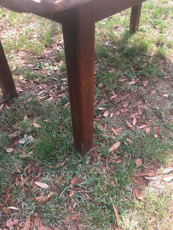 Table de ferme en chêne à un seul tiroir 185/96- 74 h