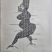 Exhibition poster after Louise Bourgeois, prints, drawings Center Georges Pompidou, 1995
