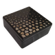 Boite carrée laquée noire