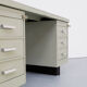 50s metal writing desk with chair for Lips