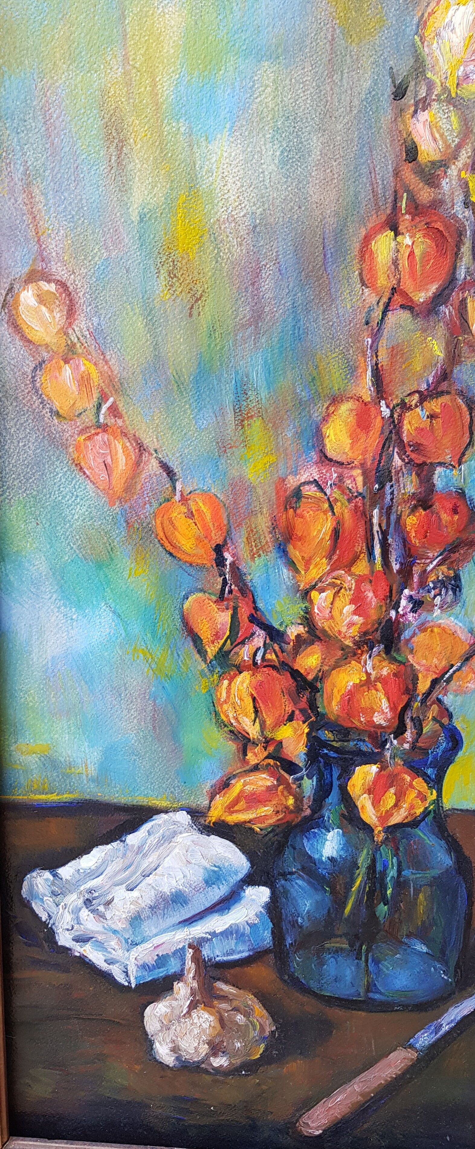 Oil on paper: The Pope's currency