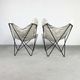 Set of 2 Butterfly, BKF armchairs by Jorge Ferrari Hardoy for Knoll, 1970