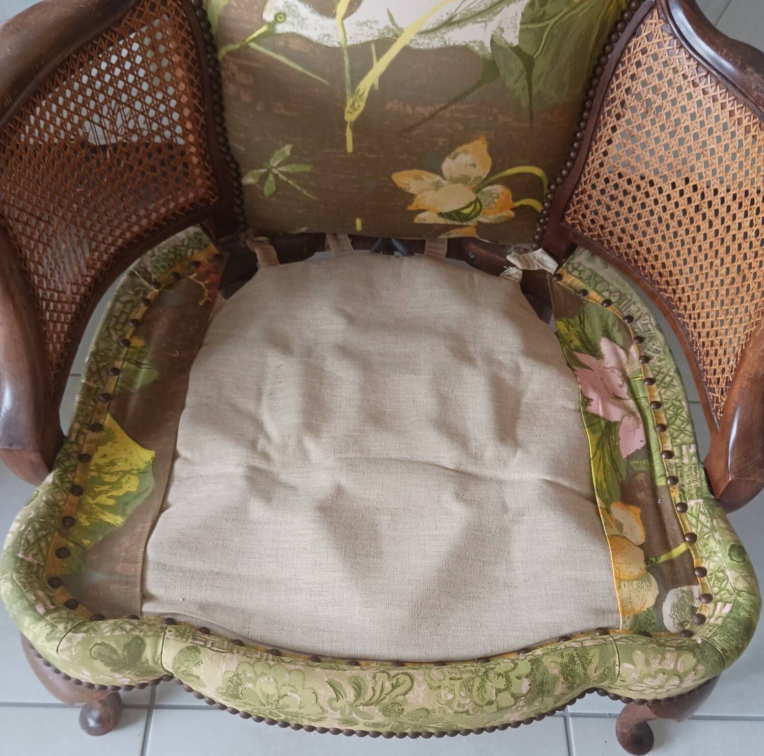 Fauteuils Chippindale avec de magnifiques motifs d'oiseaux.
