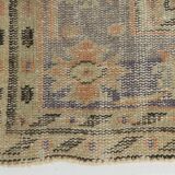 6x9 Vintage Peach & Blue Oriental Turkish Rug, 188x288Cm
