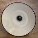 Large industrial lampshade in black enameled sheet metal, vintage 1950 N1