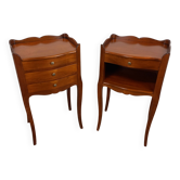 Pair of Louis XV style bedside tables