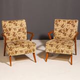 Fauteuils tchécoslovaques du milieu du siècle, années 1960, lot de 2