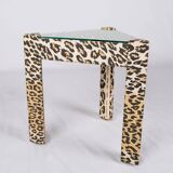 Set of nested tables upholstered, Pierre Frey, 1970s