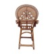 Chaise haute rotin Peacock