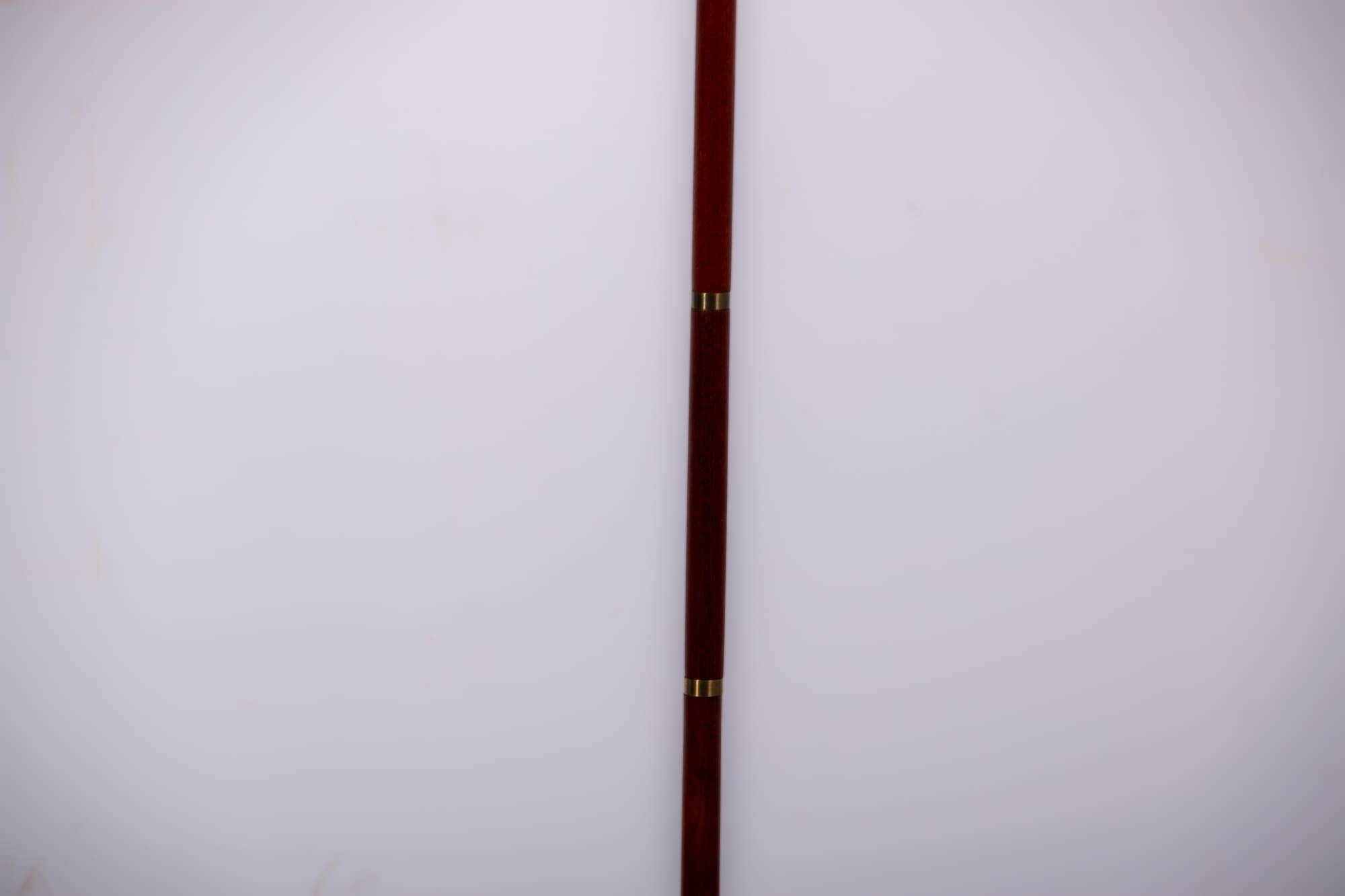 Danish teak and brass floor lamp circa 1960