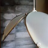 Daisy suspension shortbread glass and vintage brass