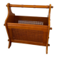 Wooden magazine rack