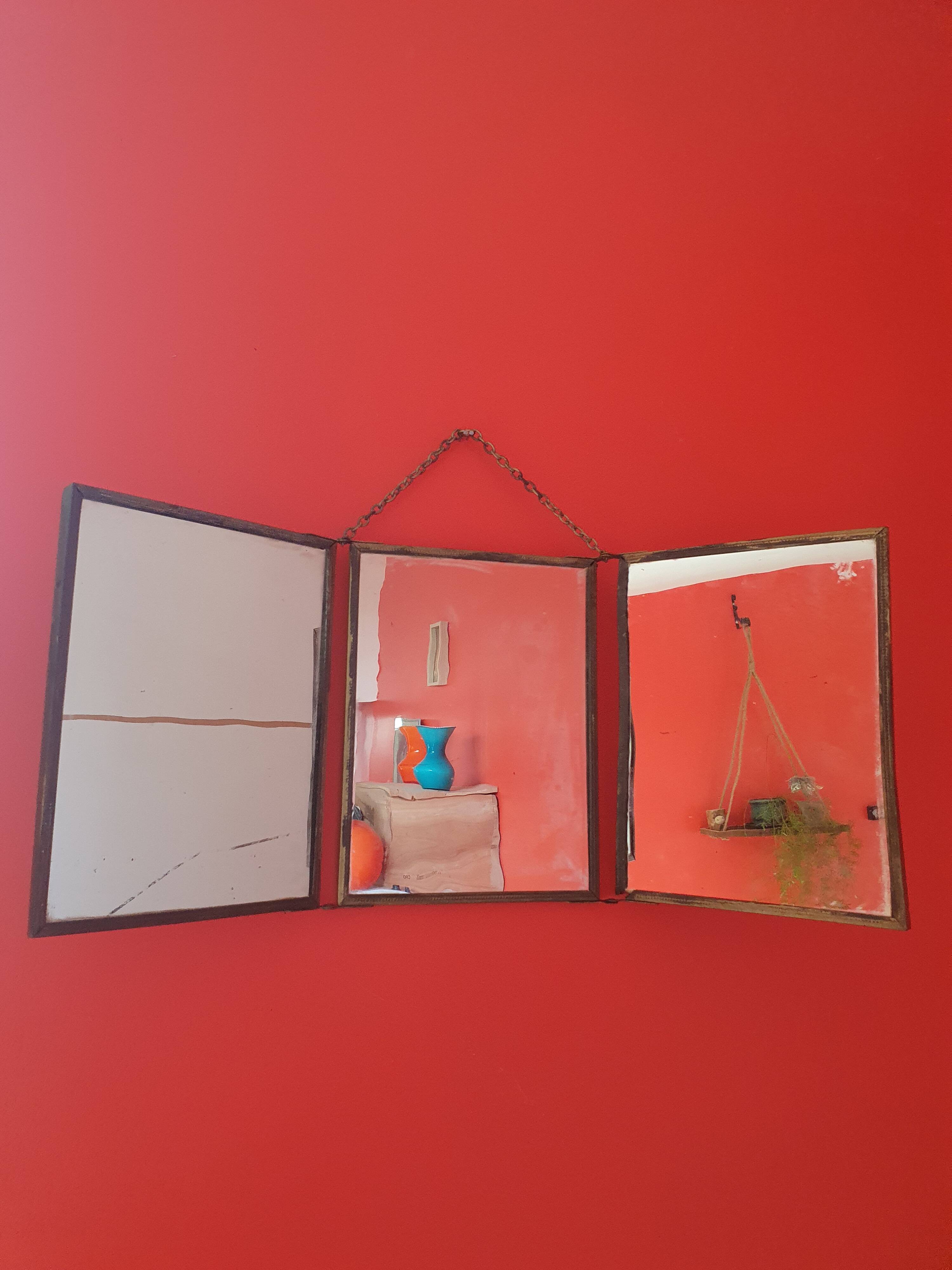 Barber triptych mirror
