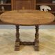 Table circulaire en chêne début 20ème