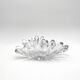 Ouraline Coupe Blown Glass Bohemia Shell Sculpture 1950