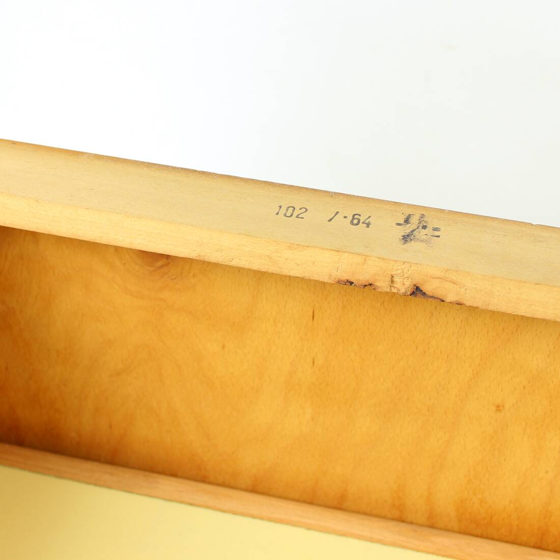 Classical Bedside Tables In Walnut And White Glass, Czechoslovakia 1960s